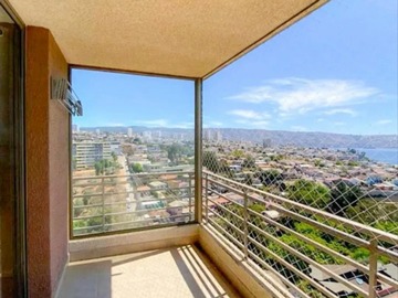 Departamento en arriendo mensual en Viña del Mar, Viña del Mar - 3 dormitorios, 2 baños