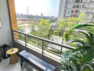 Departamento en arriendo mensual en Incluye Estacionamiento y bodega (178334), San Joaquín - 1 dormitorio, 1 baño