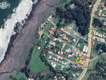 Terreno en venta en Playa Papirua, Constitución