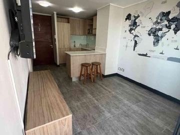 Departamento en arriendo mensual en Santa Cristina, Macul - 1 dormitorio, 1 baño