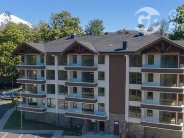 Departamento en venta en Camino al Volcán condominio Pucón Andino, Pucón - 1 dormitorio, 1 baño