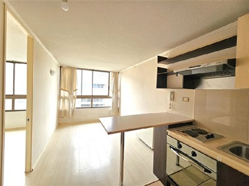 Departamento en arriendo mensual en Metro Parque Almagro, Santiago - 1 dormitorio, 1 baño