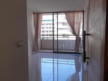 Departamento en venta en Cómodo y moderno 1 dormitorio, amplia terraza, con bodega metro parque bustamante, Santiago - 1 dormitorio, 1 baño