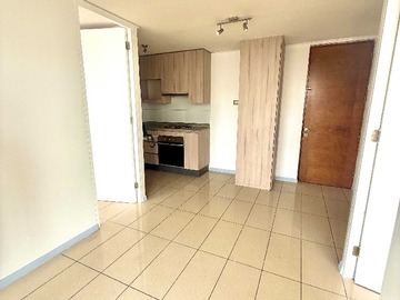 Departamento en arriendo mensual en Cómodo Depto 2habitaciones/ Estacionamiento (182956), Santiago - 2 dormitorios, 1 baño