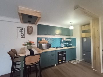 Departamento en arriendo mensual en santa isabel las barrancas, Quilpué - 3 dormitorios, 1 baño