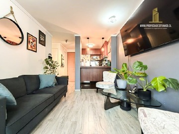 Departamento en arriendo mensual en 3 oriente 1331, Viña del Mar - 2 dormitorios, 2 baños