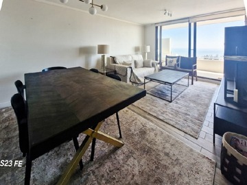 Departamento en arriendo mensual en Concón, Concón - 3 dormitorios, 2 baños