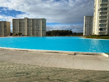 Departamento en arriendo mensual en Condominio laguna bahia, Algarrobo - 2 dormitorios, 2 baños