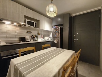 Departamento en arriendo mensual en Carmen 590, Santiago, cerca del metro Santa Isabel, Santiago - 1 dormitorio, 1 baño