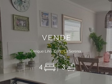 Departamento en venta en Enrique Lihn 4163, La Serena - 4 dormitorios, 3 baños