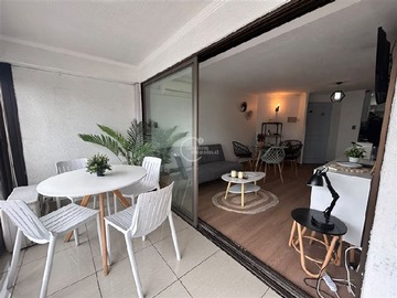 Departamento en arriendo mensual en Amoblado - frente parque arauco, Vitacura - 2 dormitorios, 2 baños