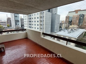Departamento en arriendo mensual en Luis Thayer Ojeda / Metro Tobalaba / Costanera Center, Providencia - 2 dormitorios, 2 baños