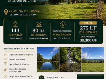 Terreno Agricola en venta en Fresia, Fresia