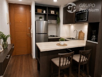 Departamento en arriendo mensual en Av españa con toesca, Santiago - 1 dormitorio, 1 baño