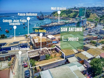 Terreno en venta en Avenida Manuel Blanco Encalada 392, San Antonio, Valparaíso 2660000, Chile, San Antonio