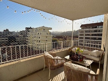 Departamento en arriendo mensual en Viña del Mar, Viña del Mar - 1 dormitorio, 1 baño