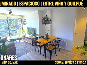 Departamento en venta en Limonares 550, Viña del Mar - 3 dormitorios, 2 baños