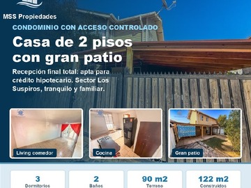 Casa en venta en Casa los Maitenes 16451, San Bernardo - 3 dormitorios, 2 baños