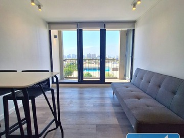 Departamento en arriendo mensual en Sargento aldea, Santiago - 1 dormitorio, 1 baño