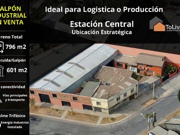 Bodega en venta en Galpón Industrial con Excelente Conectividad (174691), Santiago