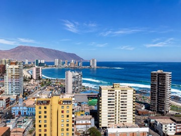 Departamento en arriendo mensual en Paseo baquedano, Iquique - 2 dormitorios, 1 baño