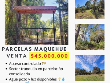 Terreno en venta en linda parcela por maquehue (69469), Temuco