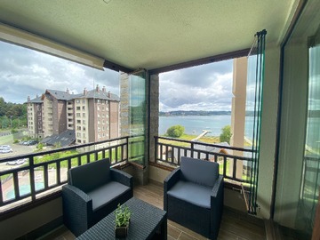Departamento en arriendo mensual en Costanera Villarrica, Villarrica - 2 dormitorios, 2 baños