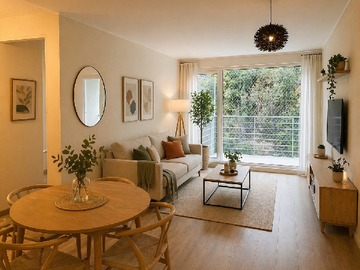 Departamento en arriendo mensual en Valparaíso, Cerro San Juan de Dios, Valparaíso - 2 dormitorios, 2 baños