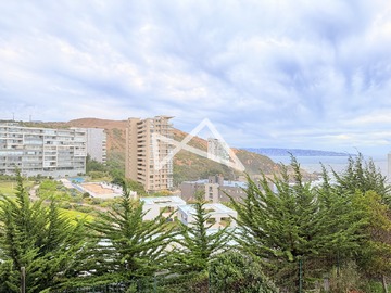 Departamento en arriendo mensual en Cornisa - costa de montemar, Concón - 2 dormitorios, 2 baños