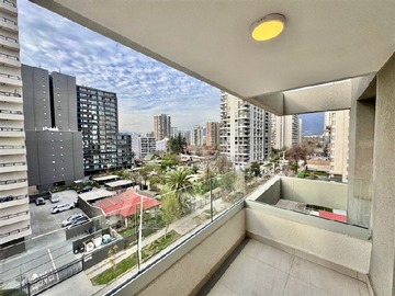 Departamento en arriendo mensual en Proyecto Eco Quilin II a Estrenar. Entre Exequiel FErnández y Av. Macul, Macul - 1 dormitorio, 1 baño