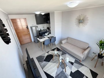 Departamento en arriendo mensual en Barrio yungay balmaceda, Santiago - 1 dormitorio, 1 baño