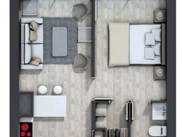 Departamento en venta en irarrazaval 5000, Ñuñoa - 1 dormitorio, 1 baño