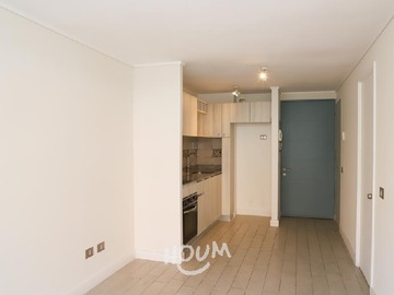Departamento en arriendo mensual en Compañía de Jesús, Santiago - 1 dormitorio, 1 baño