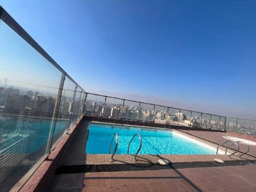 Departamento en arriendo mensual en Depto 2 ambientes con vista panoramica (173891), Santiago - 1 dormitorio, 1 baño
