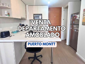 Departamento en venta en VENTA departamento amoblado 1H1B y parking (138678), Puerto Montt - 1 dormitorio, 1 baño