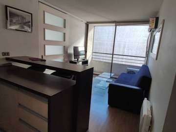 Departamento en arriendo mensual en Arriendo sta rosa metro santa lucia 1d+1b, Santiago - 1 dormitorio, 1 baño