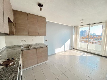 Departamento en arriendo mensual en Departamento Metro Santa Ana 1D/1B Excelente Ubicación - 1 dormitorio, 1 baño