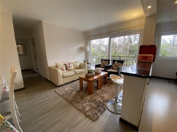 Departamento en arriendo mensual en Condominio pucón andino, Pucón - 3 dormitorios, 2 baños