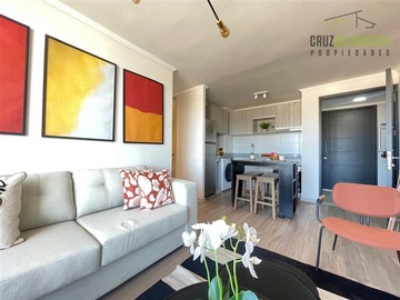 Departamento en venta en Los libertadores/americo vespucio, Huechuraba - 2 dormitorios, 1 baño