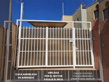 Casa en arriendo mensual en Pasaje el inca, Calama - 6 dormitorios, 4 baños