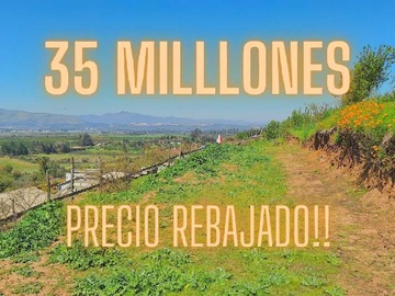 Terreno en venta en Terrenos con vista al Valle Aconcagua (118383), Quillota