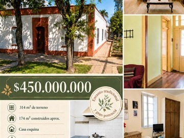 Casa en venta en hamburgo, Ñuñoa - 6 dormitorios, 2 baños