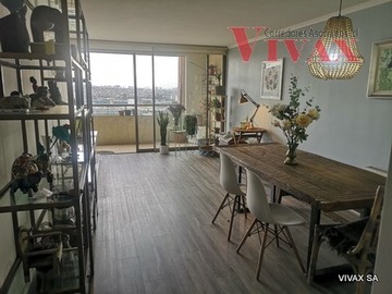 Departamento en venta en Condominio bosques de la pirámide - ciudad empresarial - colegio saint george, Huechuraba - 3 dormitorios, 3 baños