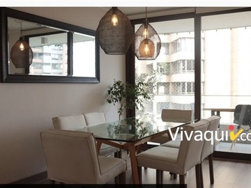 Departamento en arriendo mensual en Presidente riesco, Las Condes - 2 dormitorios, 2 baños