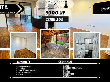 Casa en venta en Mall plaza oeste, Cerrillos - 2 dormitorios, 1 baño