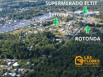 Sitio en venta en pasaje vista volcán, Pucón