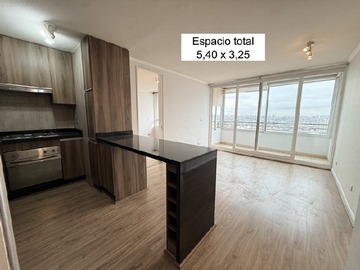 Departamento en venta en MA - Escuela Agrícola 1710, Metro Camino Agrícola Torre F Depto Estilo mariposa 2D 2B Terraza estacionamiento y bodega 53/56m2, Macul - 2 dormitorios, 2 baños