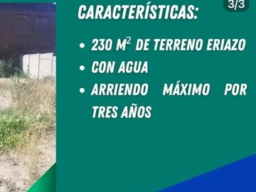 Sitio en arriendo mensual en Calle Cortes, Concón