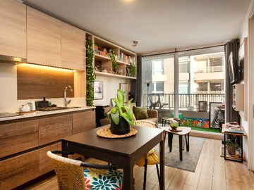 Departamento en venta en Depto 1D + Estac. cerca Metro Irarrázaval (168608), Ñuñoa - 1 dormitorio, 1 baño