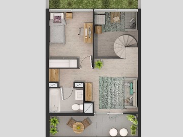 Departamento en venta en Metr Ñuñoa (73073), Ñuñoa - 2 dormitorios, 2 baños
